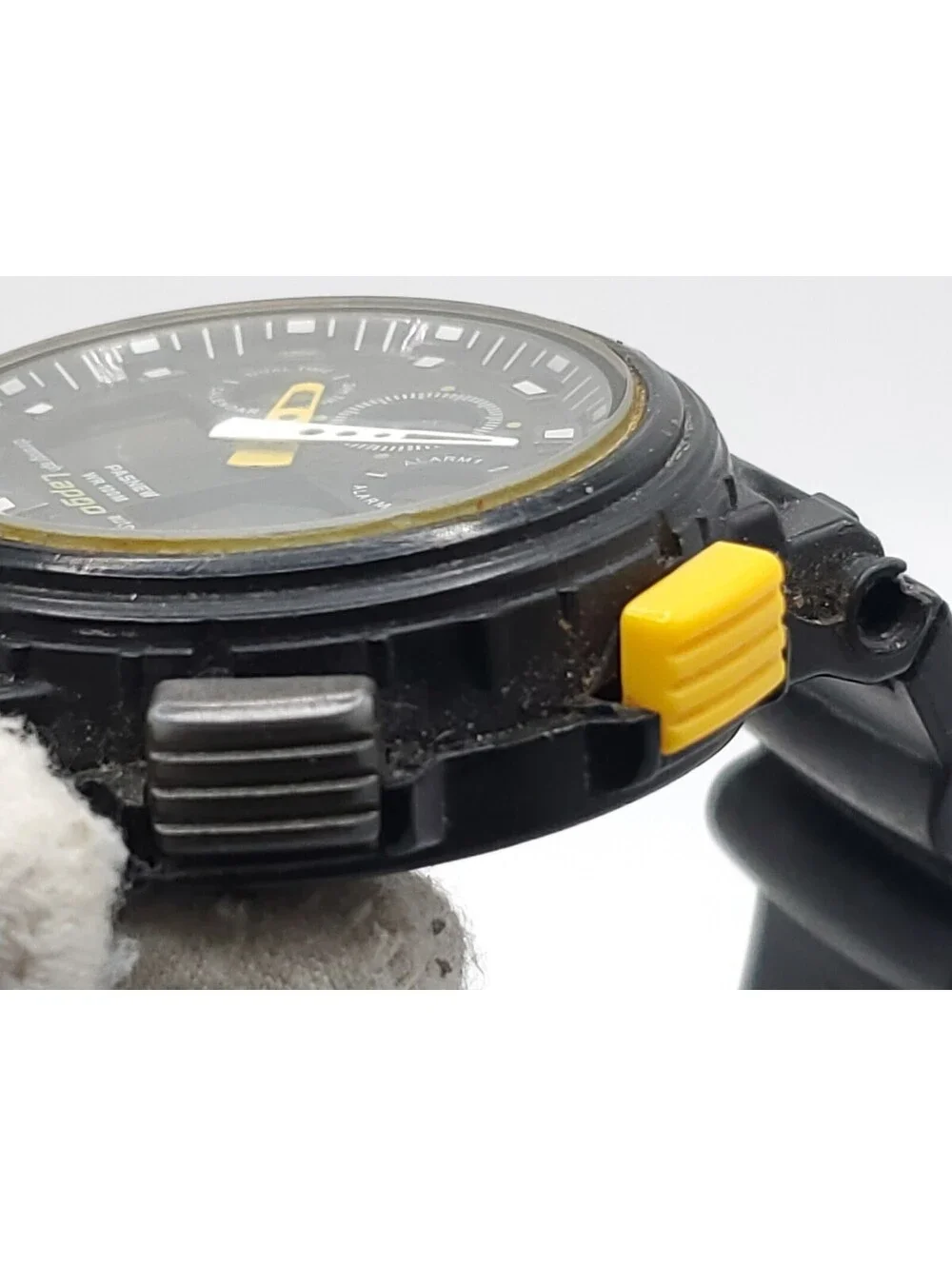 Lapgo PLG-1002AD Watch Mens New Battery Analog Digital 48mm Please Read
